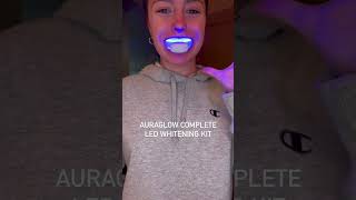 Excited to Try the AuraGlow LED Teeth Whitening Kit [upl. by Ariuqahs]