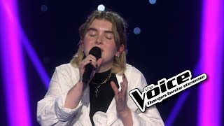 Julie Løseth Bergset  October Sky Yebba  Blind auditions  The Voice Norway [upl. by Araiek]