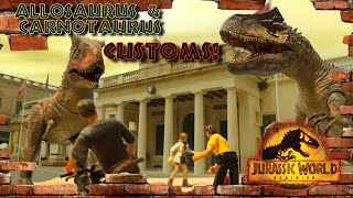 Malta Madness Jurassic World Dominion Allosaurus amp Demon Carnotaurus Customs [upl. by Flowers193]