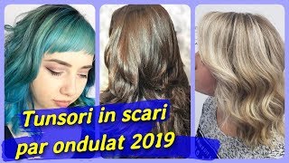 20 modele 💋 tunsori in scari par ondulat 2019 [upl. by Nannek]