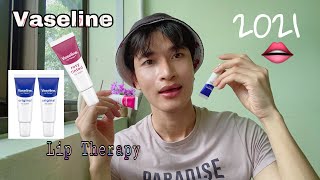 Vaseline Lip Therapy Rosy Tinted Lip Balm Tube amp Original Reviews 👄 [upl. by Yartnoed371]