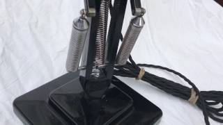 Black unrestored Anglepoise lamp Rewired [upl. by Arac]