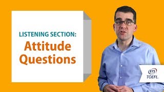 TOEFL iBT Listening Questions  Attitude │ Inside the TOEFL Test [upl. by Patrizia]