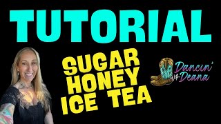 SUGAR HONEY ICE TEA 🍯🧋Line Dance Tutorial [upl. by Ertsevlis]