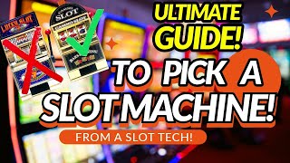 How to Pick a Slot Machine 🎰 ULTIMATE GUIDE ⭐️ From a Slot Tech WIN MORE JACKPOTS on slots 🎰 [upl. by Petersen971]