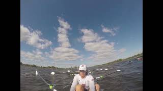 2024 World Rowing Masters Brandenburg Germany Sarasota County Womens F8 row to the start [upl. by Quackenbush]