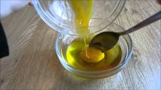 How to make a DIY hair mask from olive oil coconut oil honey and egg [upl. by Montfort]