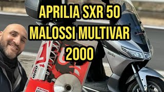 Aprilia sxr 50 kit Malossi multivar 2000 [upl. by Latsirhc]