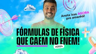 Fórmulas de Física Mais Importantes para o ENEM Amanhã [upl. by Nodanrb]