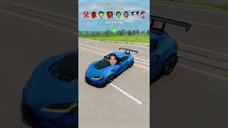 YouTuber Car Brake Test🔥💯shorts beamngdrive gaming [upl. by Helena]