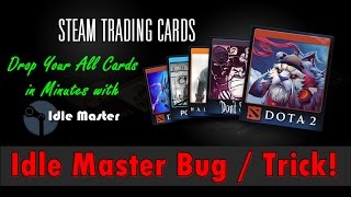 Drop Your All Steam Cards in Minutes Idle Master Method [upl. by Ahseetal736]