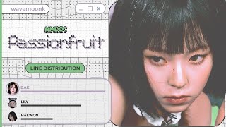 NMIXX 엔믹스 Passionfruit Line Distribution [upl. by Bogusz]