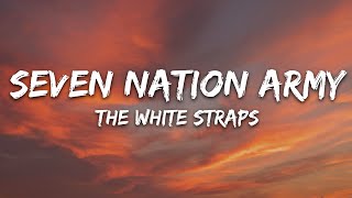 The White Stripes  Seven Nation Army Live Lyrics [upl. by Nosirrah]