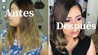 retoque de raíz y baño de color para balayage en casa [upl. by Amii]