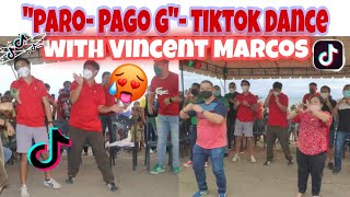 quotPARO PARO GquotTikTok Dance with VINCENT MARCOSBUNSO😅🥰😘 vincentmarcos vinny bbmsara2022 uniteam [upl. by Yniattirb]