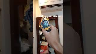 Leak repair airconcharging freonrefrigerant [upl. by Cordie]