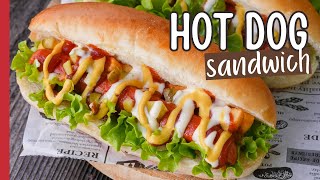 Easiest Hot Dog Sandwich You Can Make at Home 🤩🌭 [upl. by Atir]