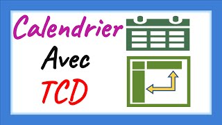 Calendrier mensuel avec TCD Excel 📅 🔥 [upl. by Letnuahs149]