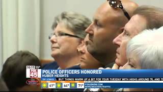 Huber Heights Police Officers Honored for Saving [upl. by Eaton]