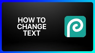 How To Change Text In Photopea Tutorial [upl. by Nocaj]