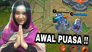 AWAL PUASAAN MAIN MOBILE LEGEND SAMA DIA  HAMPIR BATAL   Mobile Legend Indonesia [upl. by Olen]