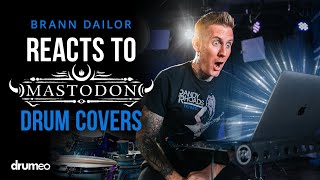 Brann Dailor Reacts To Mastodon Drum Covers [upl. by Anuat]