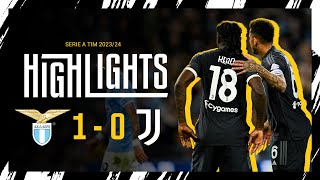 HIGHLIGHTS  LAZIO 10 JUVENTUS  SERIE A  Matchday 30 [upl. by Nosecyrb219]