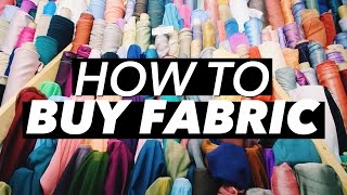 How to Buy Fabric Terminology amp Shopping Tips  WITHWENDY [upl. by Auhs]