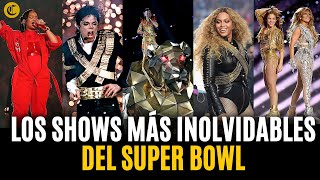 Los 10 mejores shows del SUPER BOWL Desde Rihanna hasta Michael Jackson [upl. by Olegnaed]