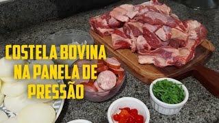 COSTELA NA PANELA DE PRESSÃO [upl. by Ahsyia953]