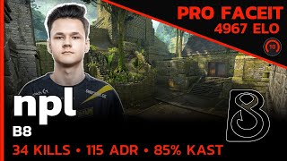 npl B8 PLAYS SMART CS on ANCIENT🔥 wPerfecto ANCIENT FACEIT LVL 10  CSGO POV  Jul 14 2023 [upl. by So]