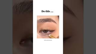 korean eyeliner tutorial eyeliner eyelinertutorial eyelinermakeup koreaneyemakeup koreanskin [upl. by Ordep]