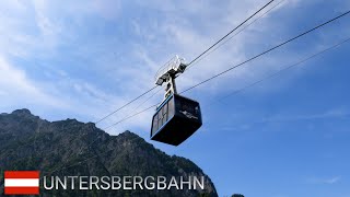 Untersbergbahn Salzburg Austria  Cable car ride ascent and descent [upl. by Kenleigh]