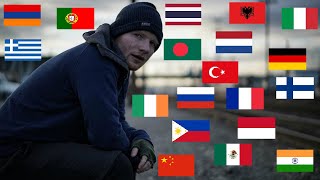 SHAPE OF YOU in 20 Different Languages Ed Sheeran [upl. by Marijn]