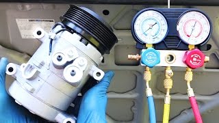 How to Replace an AC Compressor in your Car [upl. by Raeann]