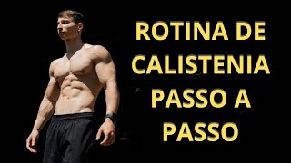 Calistenia Para Iniciantes  Rotina De Corpo Inteiro passo a passo [upl. by Shayla]