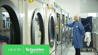 The Digital Future of Industrial Laundries  Schneider Electric [upl. by Aihsirt]