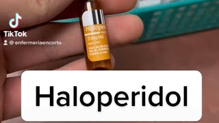 Haloperidol shorts enfermeria uci haloperidol [upl. by Rabah]