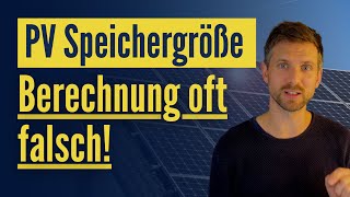 Photovoltaik und Speicher Welche Größe lohnt sich [upl. by Atinrahc467]