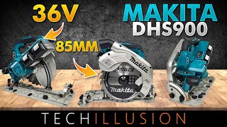 🔥BRUTALE POWER amp 85mm😨  MAKITA 36V Akku Handkreissäge DHS900Z  Review amp Test [upl. by Mccutcheon]