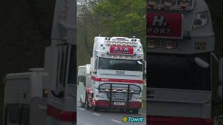 DAF XF  SCANIA TCab  VOLVO FH  Truckfest Lincoln arrivals [upl. by Larissa]