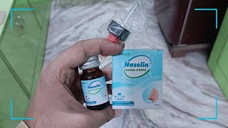 🔴Naselin Nasal Drops 10ml  Oxymetazoline Hydrochloride Nasal Solution IP Relief From Blocked Nose [upl. by Thoma247]