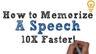 How to Memorize a Speech [upl. by Albion]