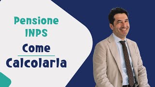 CALCOLO della PENSIONE lordonetto e delletà pensionabile [upl. by Griffis]