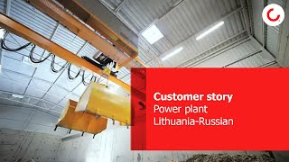 Customer Story Konecranes crane system feeds biomass power plant in LithuaniaRussian [upl. by Malcom]