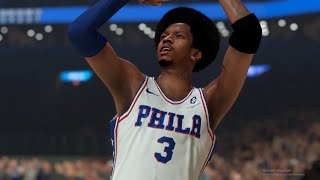 NBA 2K24 HIGH TO MEDIUM SETTINGS INTEL I5 NVIDIA QUADRO M4000 8GB 256BIT SIXERS HIGHLIGHTS [upl. by Nessah]