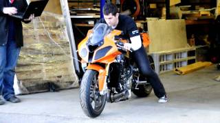 Turbo BMW S1000RR Haltech ECU  Testing Antilag [upl. by Callie958]