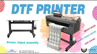 Printer tripod installation printing dtfprinting dtf tranformation [upl. by Lilla]