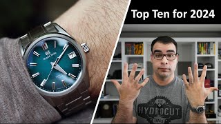 State of the Collection 2024  My Top Ten Watches for the Year [upl. by Eecak]