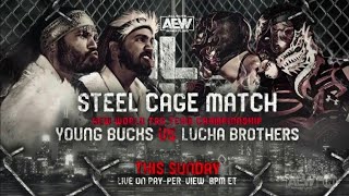 Young BucksC Vs Lucha Bros  Steel Cage Match  Aew All Out 2021  Highlights [upl. by Direj378]